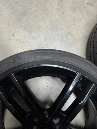 Llantas BMW Negras originales doble medida pirelli