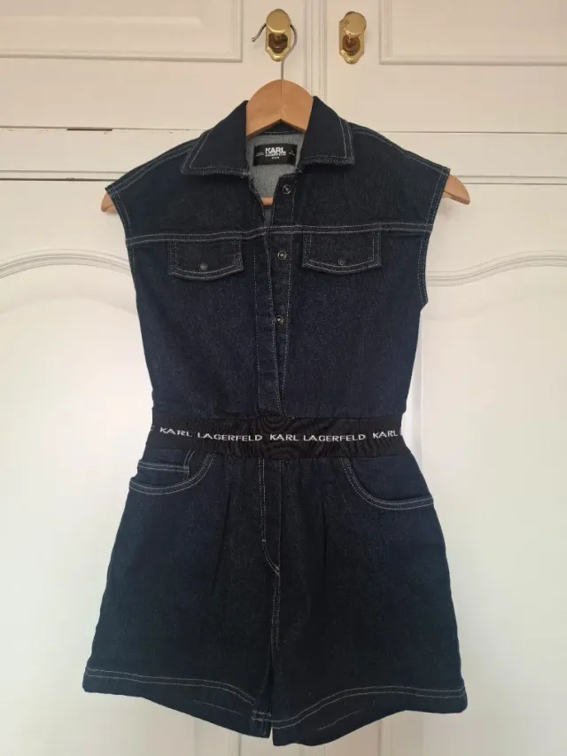 Mono vaquero niña Karl Lagerfeld