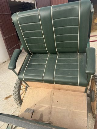 Carro de caballos con asientos