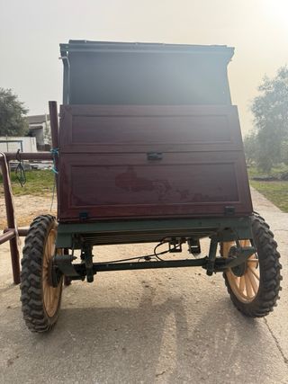 Carro de caballos con asientos