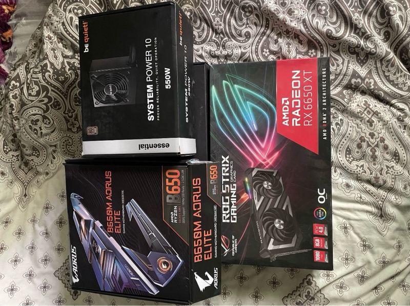 PC Gaming AM5 Ryzen 5 7500F RX 6650 XT ROG afbeelding 4