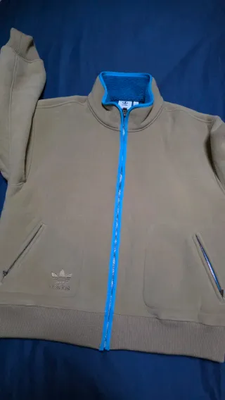 Chaqueta Adidas Wales Bonner Talla M Beige/Azul