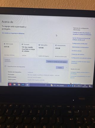 Lenovo Thinkpad i3 11th Gen 8GB RAM 250GB SSD