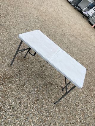 Mesa plegable rectangular