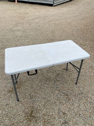 Mesa plegable rectangular