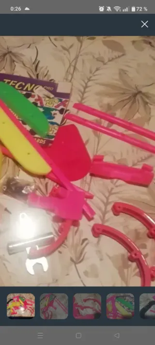 Taco y puntera de plástico