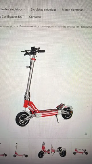 Patinete Eléctrico Ecoxtrem M41 1000W