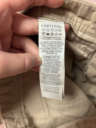 PANTALÓN DE PANA BEIGE