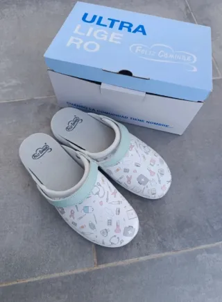 Zuecos sanitarios estampados unisex