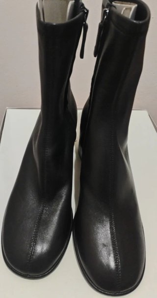 Botines Piel Negra Media Caña Talla 41