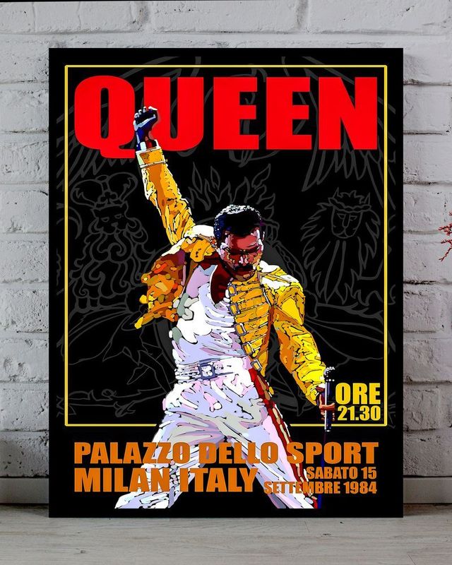 Cuadro con ilustración Queen