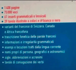 Dizionario della lingua Francese-Italiano