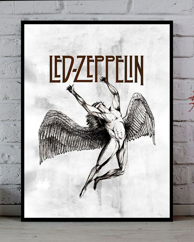 Cuadro con ilustración Led Zeppelin