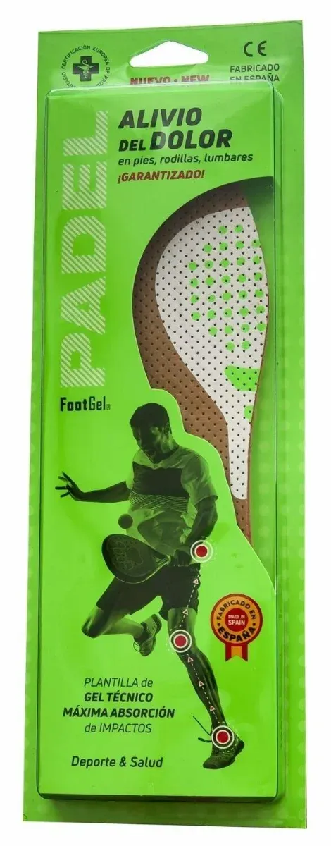 Plantillas Footgel Padel - Máxima Absorción