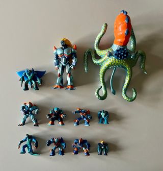 Lote Gormiti Elemento Mar / Océano – Figuras grand