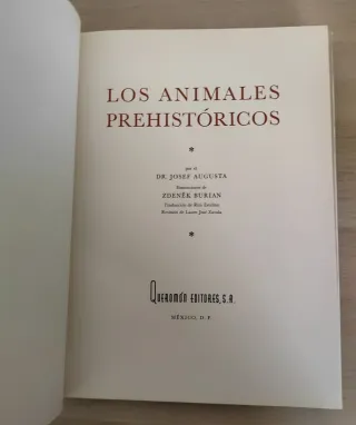 Collezione Libri Dinosauri J. Augusta Z. Burian