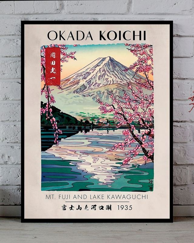 Cuadro con ilustración okada koichi 1935