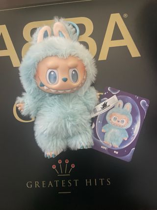 Labubu Intercambio Peluche Azul