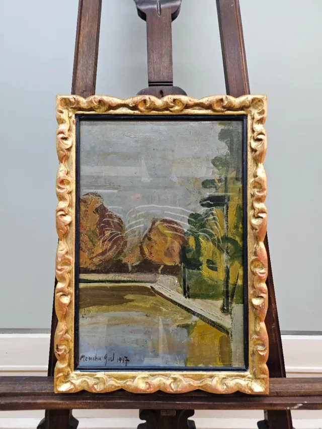 Óleo sobre tabla Menchu Gal 47x31cm