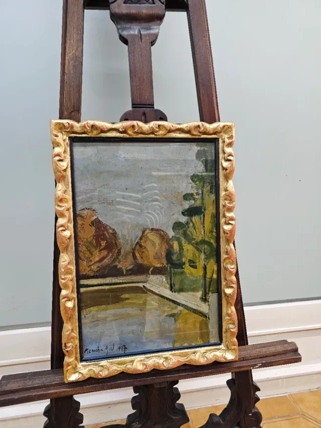 Óleo sobre tabla Menchu Gal 47x31cm