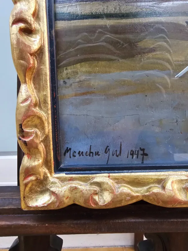 Óleo sobre tabla Menchu Gal 47x31cm