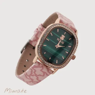 Reloj Tous Ovalado con Circonitas Rosa