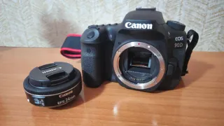 Canon 90D + Lente 24mm + Accesorios