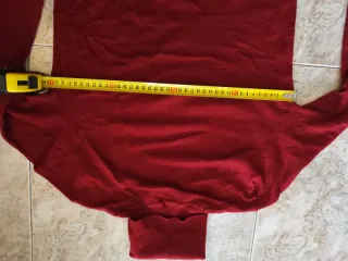 Jersey Zara Rojo Cuello Alto Talla M