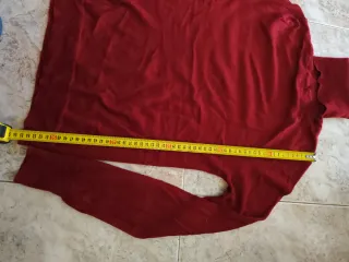 Jersey Zara Rojo Cuello Alto Talla M