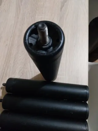 6 Patas para Somier Negras