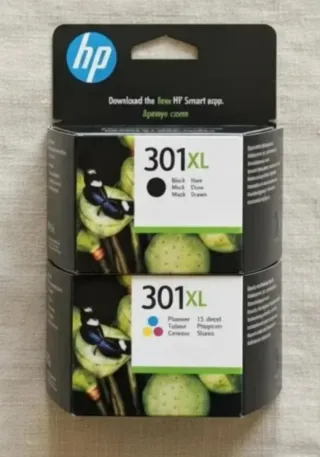 Cartuchos HP 301XL Negro y Color Originales