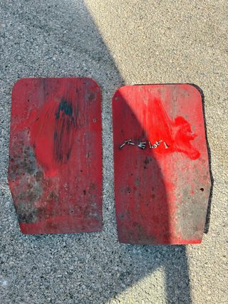 Faldillas coche rojas