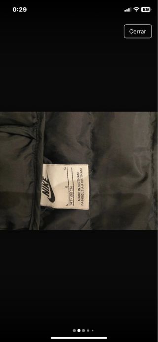 Chaqueta Nike Negra con Capucha