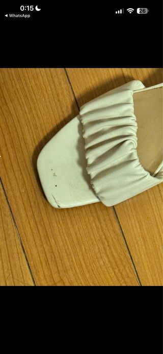 Sandalias Stradivarius Beige Tacon