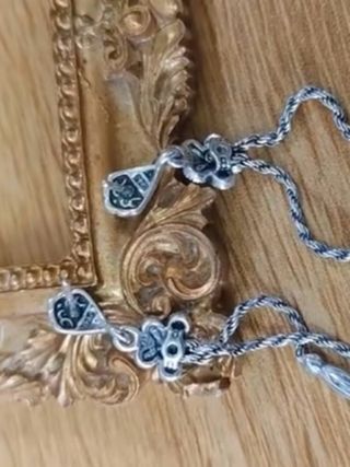 Pendientes Plata 925 con Marquesitas