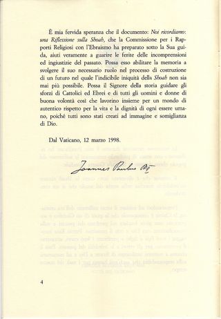 NOI RICORDIAMO. Una riflessione sulla Shoah (1998)