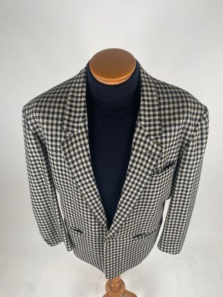 Giacca Blazer vintage lana pied de poule Italy