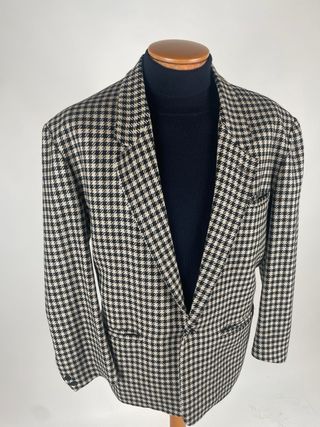 Giacca Blazer vintage lana pied de poule Italy