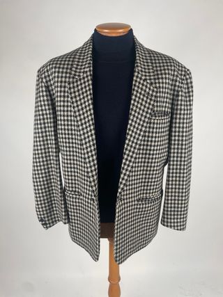 Giacca Blazer vintage lana pied de poule Italy