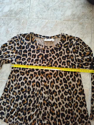 Camiseta leopardo talla S