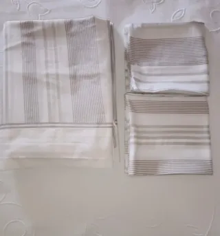 Sábana encimera 2 fundas almohada a juego Cama 150