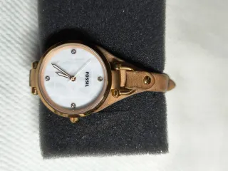 Orologio Fossil donna beige e oro