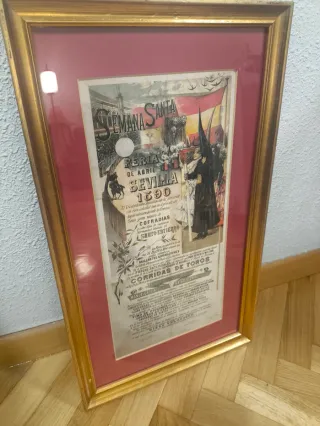 Cartel Semana Santa Sevilla 1890