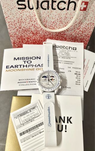 Swatch MoonSwatch Mission to Earthphase Gold