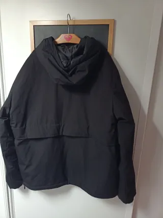 Abrigo Anorak Negro