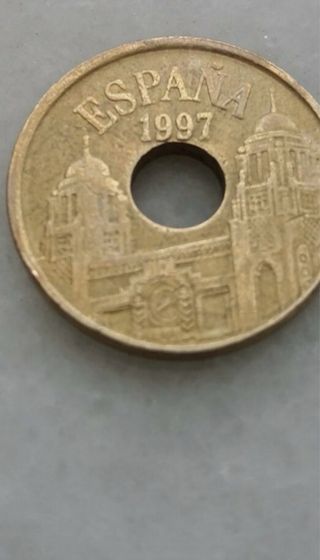 Moneda 25 PTAS Melilla 1497-1997