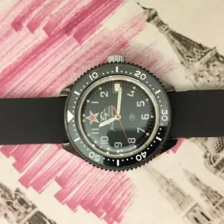 Orologio Vostok Komandirsky Tank Amphibia 17 rubin