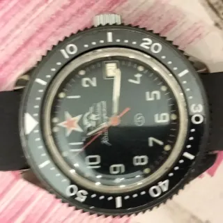 Orologio Vostok Komandirsky Tank Amphibia 17 rubin