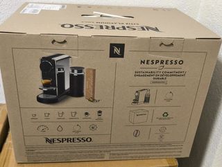 Cafetera Nespresso CitiZ Platinum & Milk