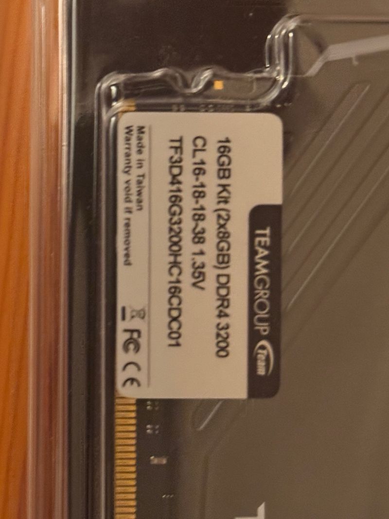 2x 8 DDR4 3200MHz T-FORCE DELTA RGB RAM afbeelding 2